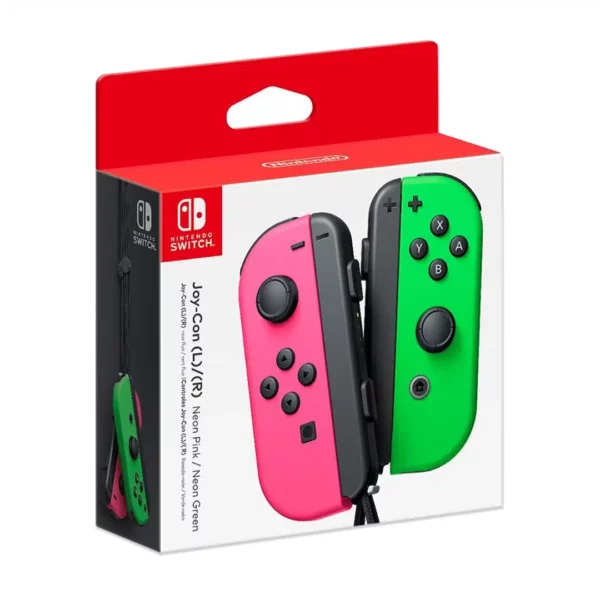 Nintendo Joy-Con (LR) Wireless Controllers Neon Pink Neon Green
