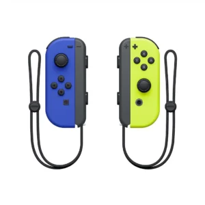 Alternative view of Nintendo Joy-Con (LR) Wireless Controllers Blue-Neon Yellow