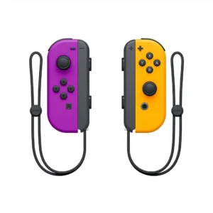Alternative view of Nintendo Joy-Con (LR) Wireless Controllers Purple-Neon Orange