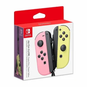 Nintendo Switch Joy-Con Controllers Pastel Pink and Pastel Yellow
