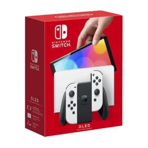 Alternative view of Nintendo Switch OLED model White Joy-Con Joy-Con